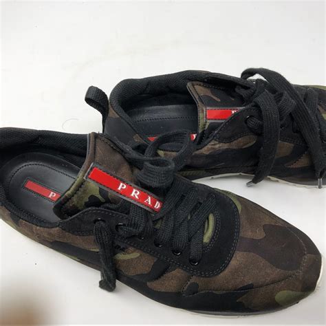 prada sneakers - - dames|prada camouflage sneakers.